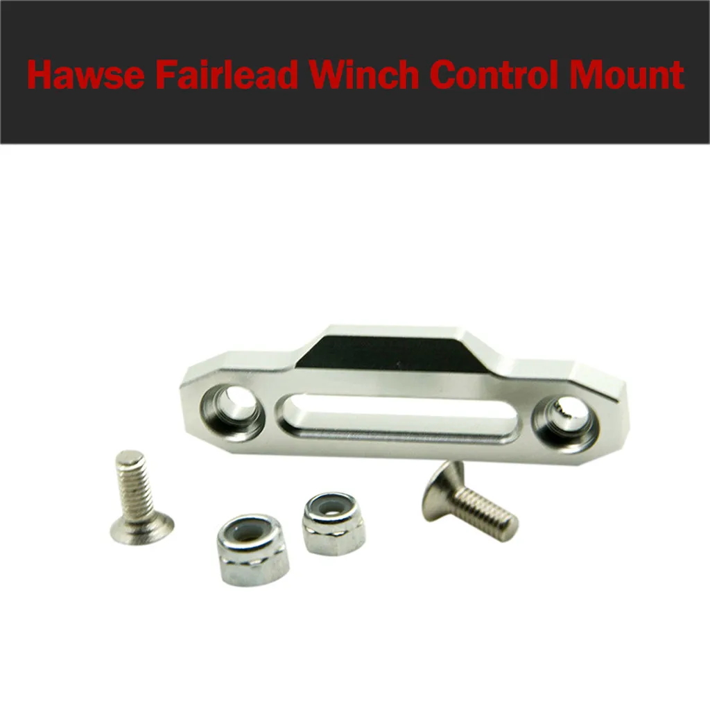 

Alloy Metal Hawse Fairlead Winch Control Mount For RC 4WD D90 1/10 RC Crawler practical and convenient Remote control toy parts