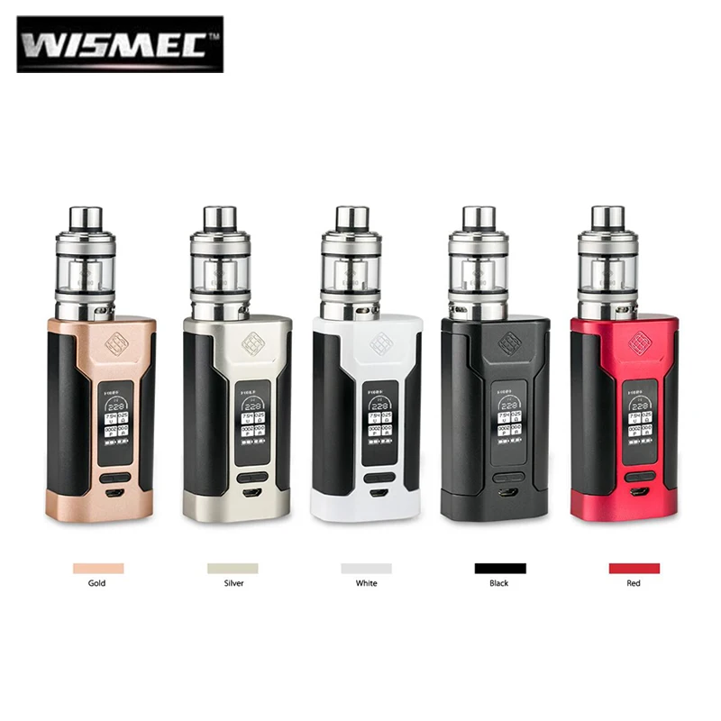 

Original Wismec Predator 228 Kit 228W Predator 228 Box Mod with 4.9ml/4.6ml NS Triple Elabo Tank Electronic Cigarette Predator