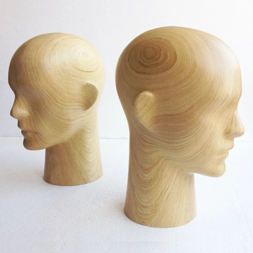 

Wooden mannequin head, Male head mannequin used for hats and sunglasses display