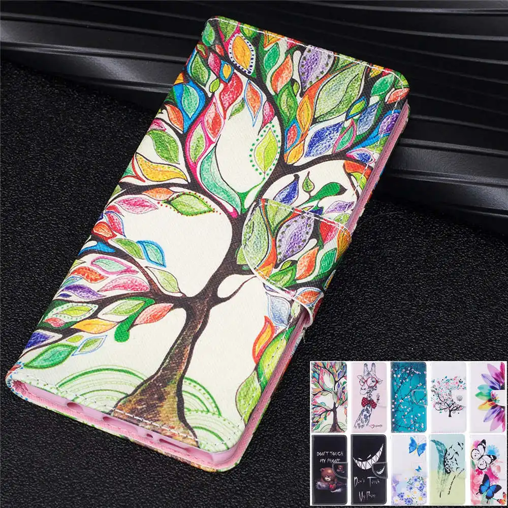 

Lovely Flip CASE For Xiaomi Pocophone F1 Case Luxury Printed Leather Card Wallet Stand Cover xiaomi poco f1 cute Cartoon case