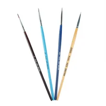 4 pcs/set Color Acrylic Uv Gel Pen Professional Nail Art Paint Drawing Brush Kit Nail Art Manicure Tool