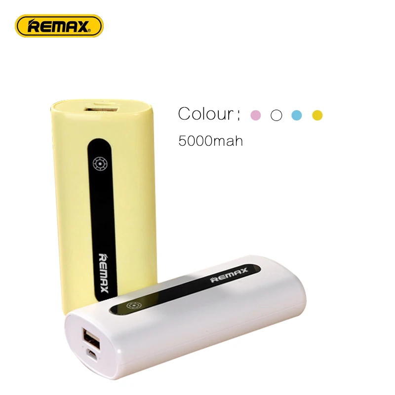 Remax Универсальный 5000 мАч Мини Мобильный резервный внешний аккумулятор