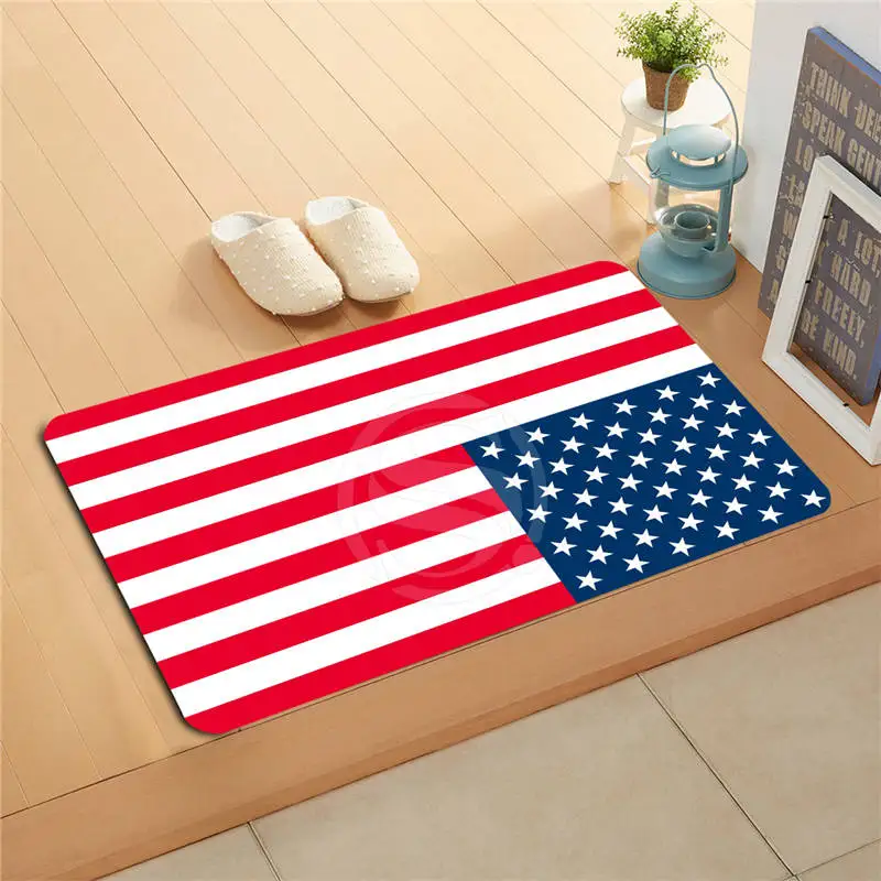 U&!65 Custom National flag p Doormat Home Decor Door mat Floor Mat