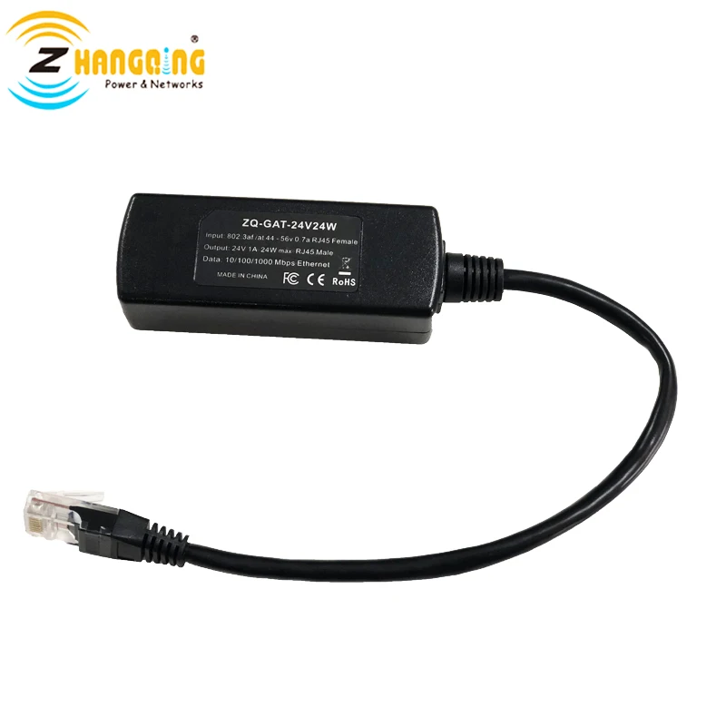 48 В до 24 В PoE конвертер 24 в 24 Вт для MikroTik 24 В Routerboard PoE устройство 48 В до 24 В от 802.3af