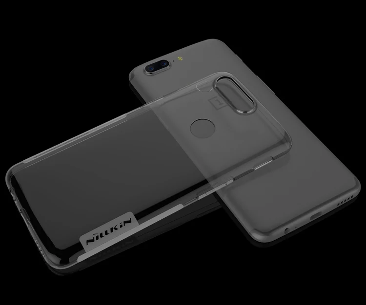 Для OnePlus 5 T чехол 6,0 дюймов Nillkin серия природы Прозрачная мягкая Задняя накладка чехла из ТПУ для One Plus 5 T/OnePlus 5 T