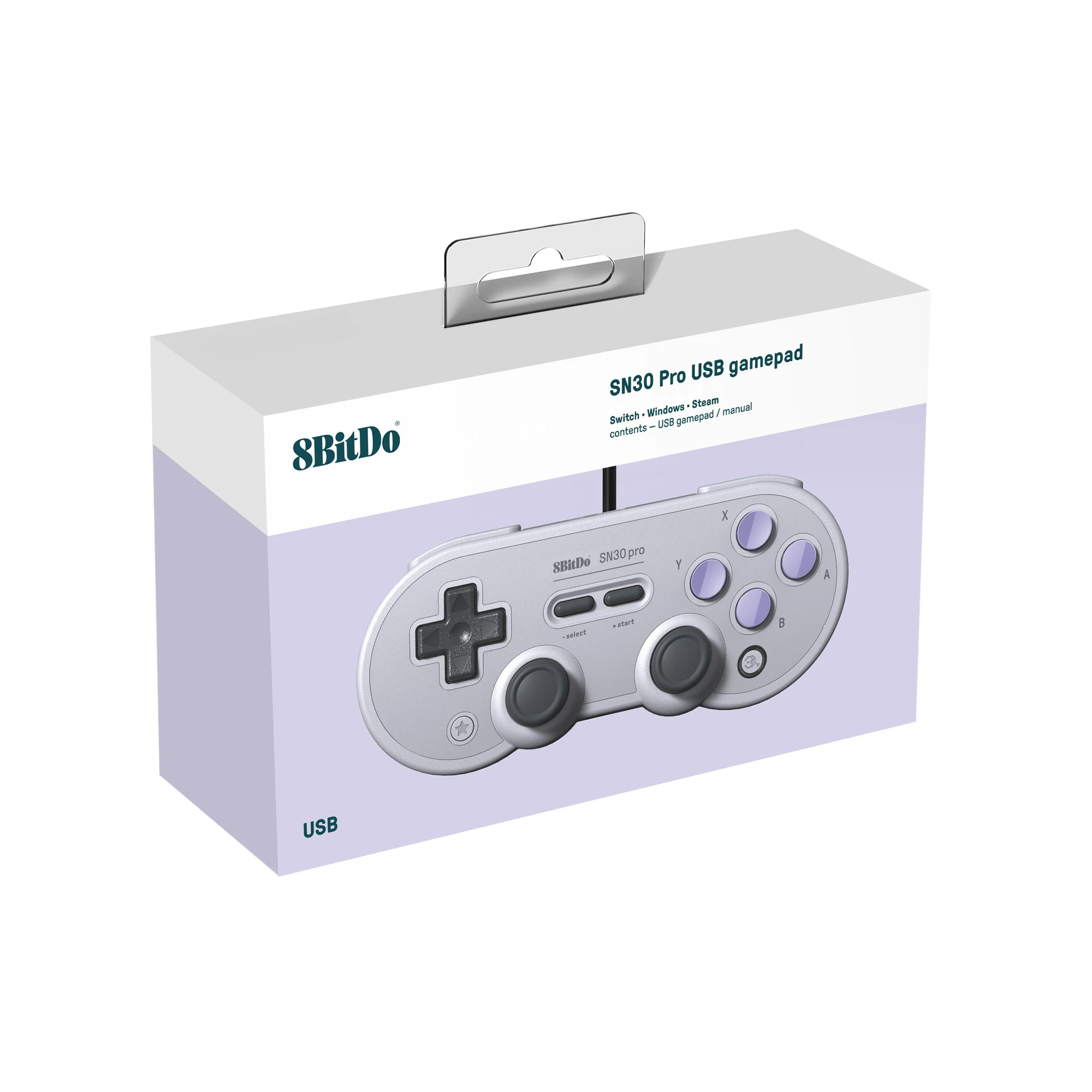 Official 8BitDo Wired SN30 Pro USB Gamepad for Nintendo Switch Windows Raspberry Pi SN Edition Official 8BitDo Wired SN30 Pro USB Gamepad for Nintendo Switch Windows Raspberry Pi SN Edition
