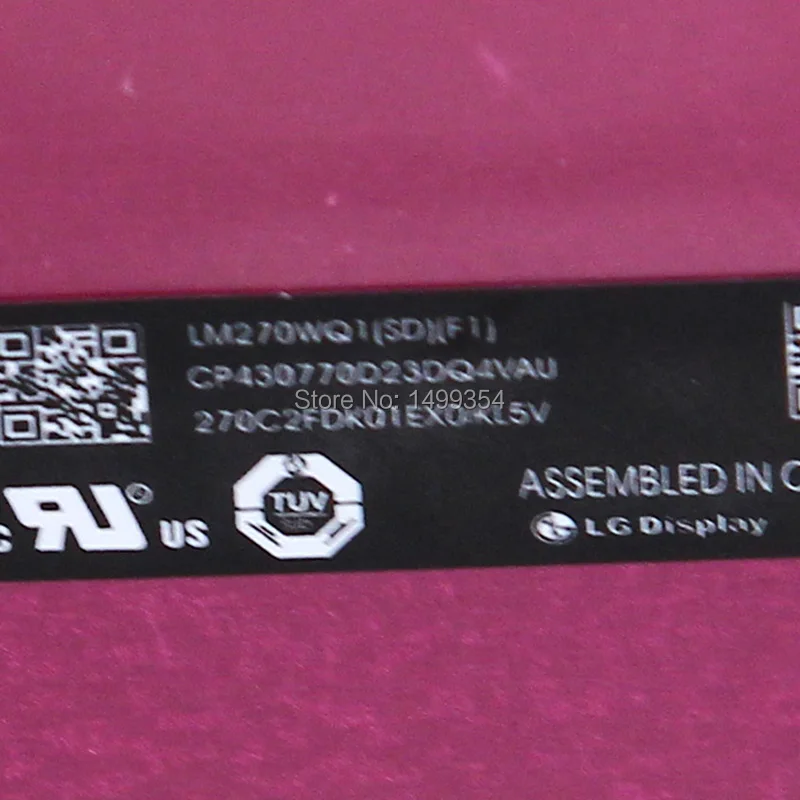 Оригинальный Для Apple Imac 27 ''A1419 ЖК монитор 2K экран LM270WQ1 SDF2 SDF1 2560*1440 2012 2013 год| |