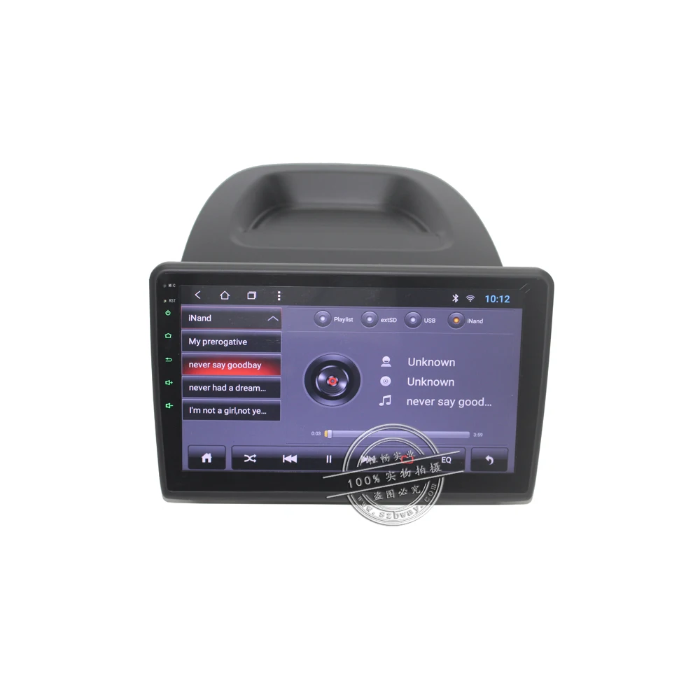 Best Bway 10" Car radio stereo for Ford Ecosport 2018 Quadcore Android 7.1 car dvd GPS player with 1G RAM,16G iNand,bluetooth,wifi 2
