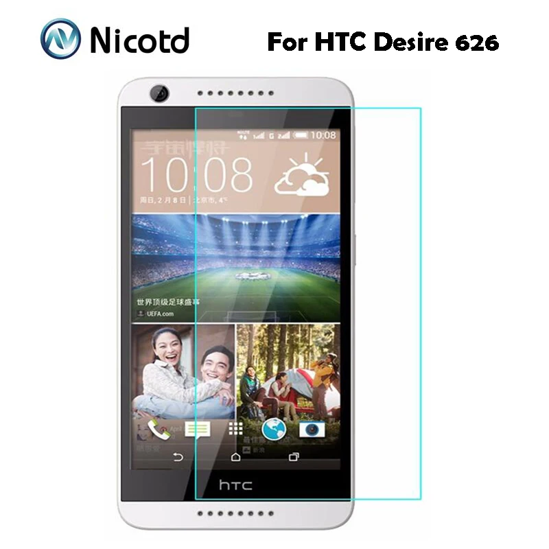 Защитная пленка для экрана Nicotd 9H из закаленного стекла для htc Desire 510 610 626 для htc One M7 M8 M9 M10 E8 X9 A9 E9 Plus