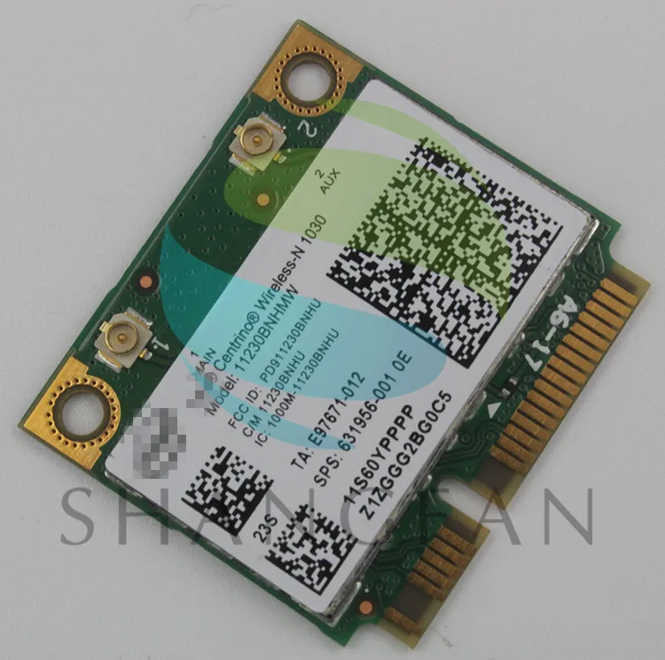 Wireless-N1030 11230BNHMW 300M + bluetooth3.0 Половина Mini PCI-e беспроводная карта FRU:60YFFFF 60YPPPP для Lenovo U300s