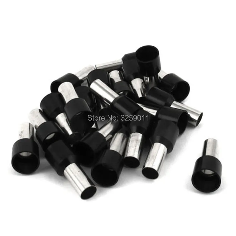 

50PCS E25-16 Electrical Crimp tubular Pre-Insulating Terminal Block Wire Connector Cable Cord End Ferrule EV25-16 AWG 4 25.0mm