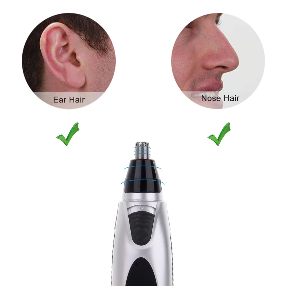 TONGTLETECH триммер для волос в носу для мужчин DT-203 средства для бритья с аккумулятором высокое качество лезвие из нержавеющей стали супер тихий