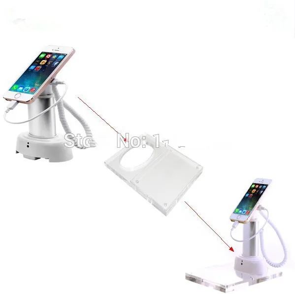 

(6 set/lot ) mobile phone standalone security display acrylic base with alarm and charging function