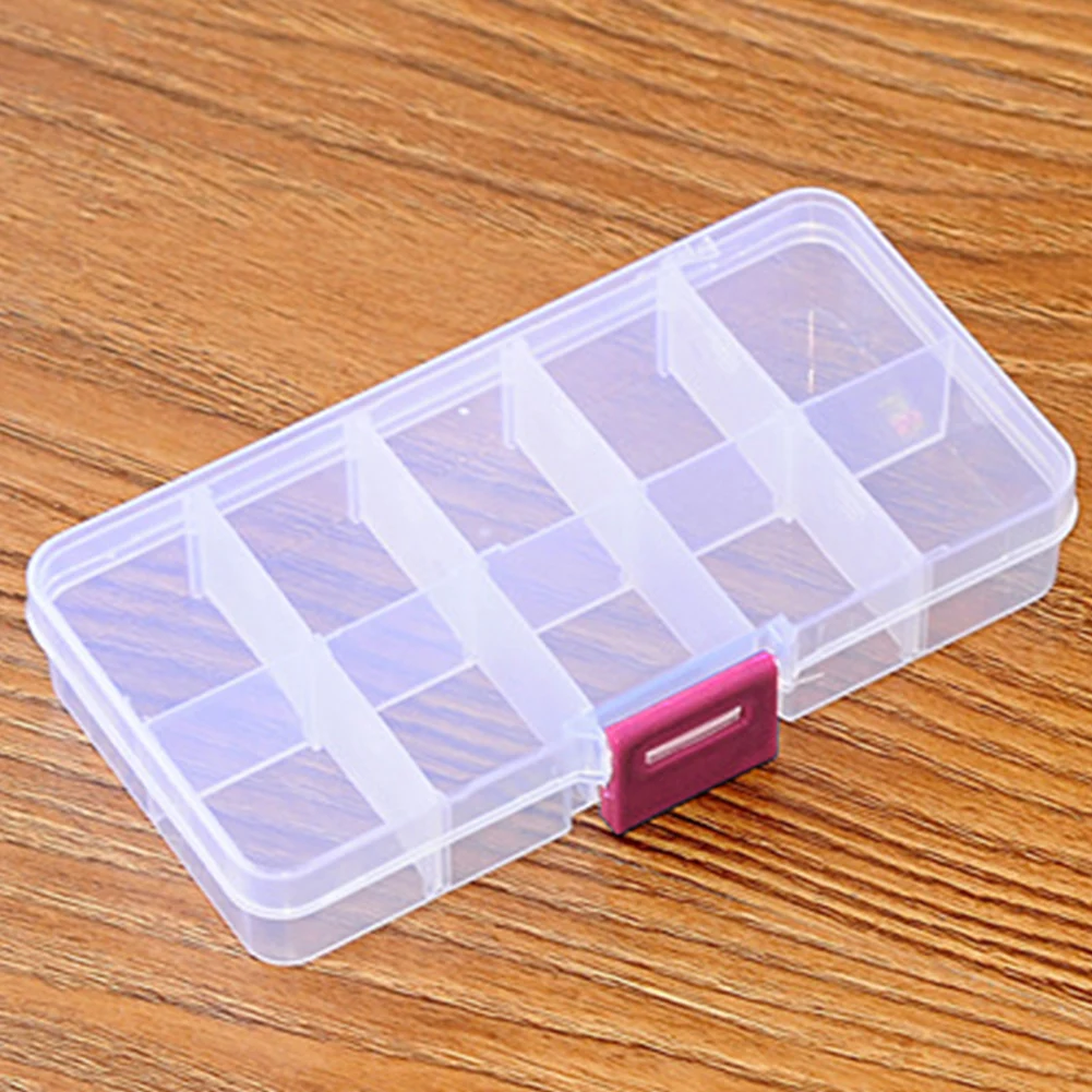 

Jewellery Organizer Transparent Case Storage Box Holder Plastic Accessories Lightweight Mini Durable Multifunctional For Women