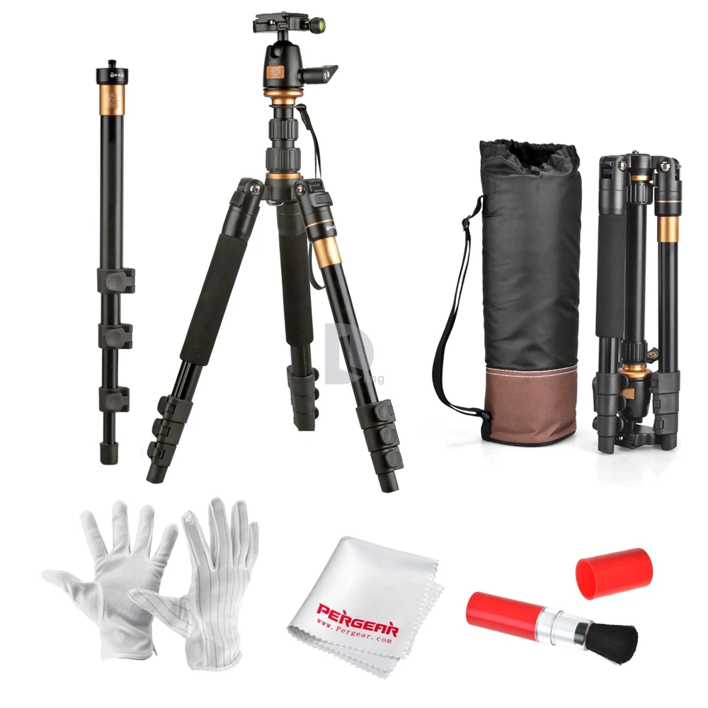 

New TK5 Portable 360 Fluid Rotation Ball Head 180 Reflexed Tourism Tripod For Canon Nikon Sony DSLR Cameras