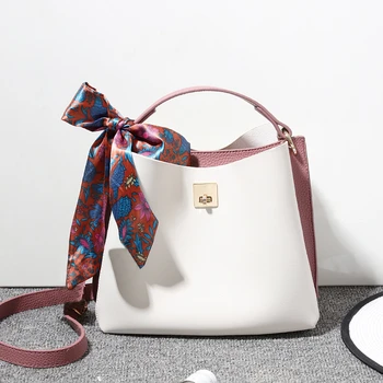 

SGARR High Quality Women PU Leather Messenger Bag Fashion Ladies Shoulder Bucket Bag Famous Designer Small Female Crossbody Bags