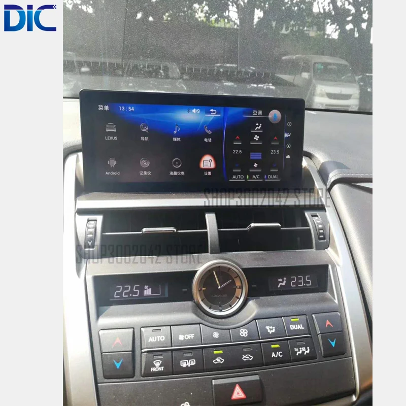 Clearance DLC Android system 10.25 inch Navigation player Video autoradio Steering-Wheel bluetooth USB For lexus 2014-2017 NX200 NX300 3