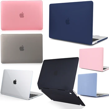 

2018 New Rubberized Laptop Case For Apple Macbook Air 13 inch New model A1932 Touch ID Laptop Hard Case+Keyboard Cover
