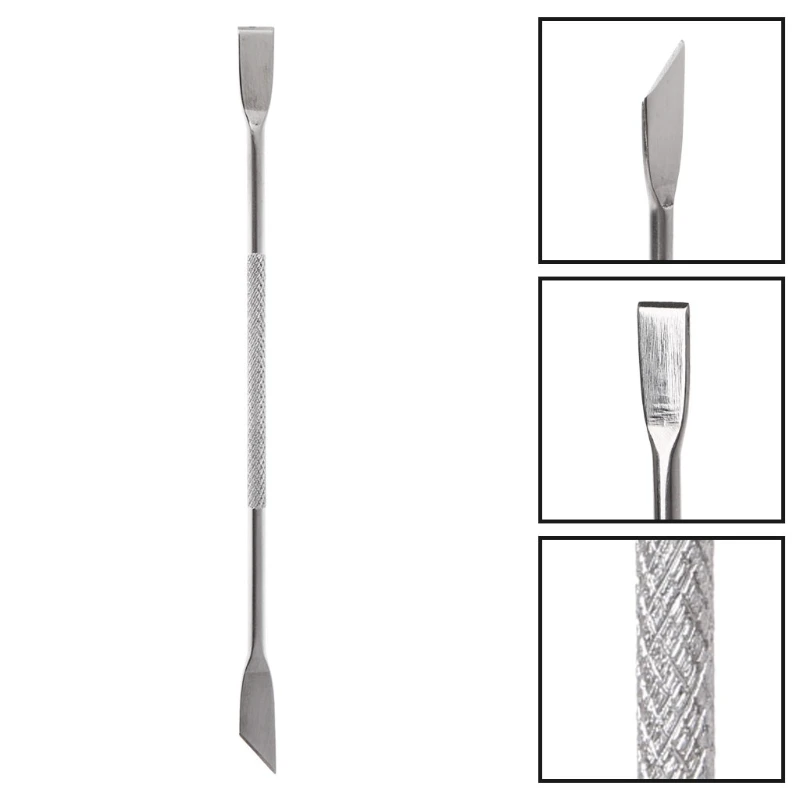 Neue 1 Stück Dual-ended Edelstahl Uv Gel Häutchen Nagel-entferner Anti-slip Maniküre Werkzeug 11,5 Cm Nagellackentferner Nagelknipser Kunden Zuerst Schönheit & Gesundheit Nails Art & Werkzeuge