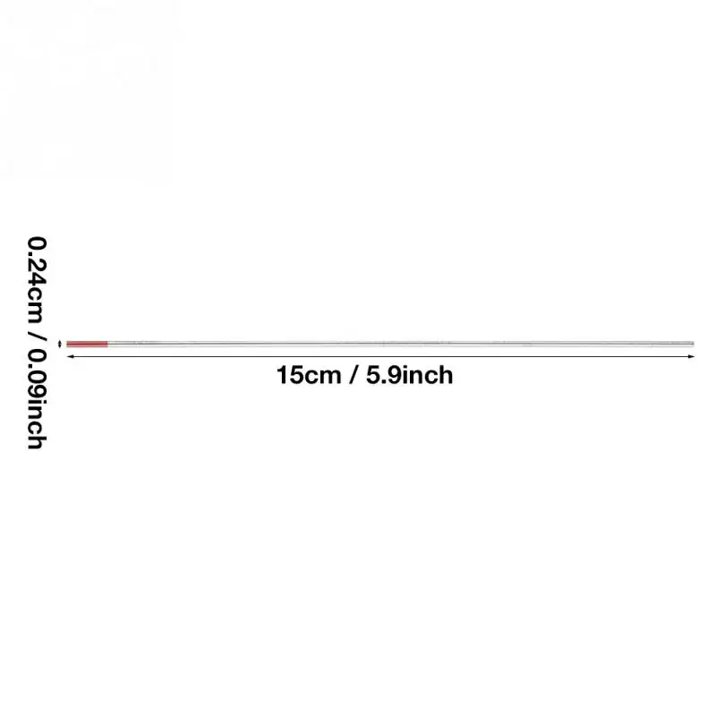 WT20 вольфрамовый электрод Профессиональный Tig стержень 2 торированный для Tig сварочный аппарат - Цвет: 2.4mmx150mm