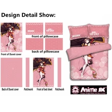 Аниме Megumin постельные принадлежности наборы Коно субараши Sekai ni Shukufuku wo! Пододеяльник набор кровать плоский лист пододеяльник наволочка