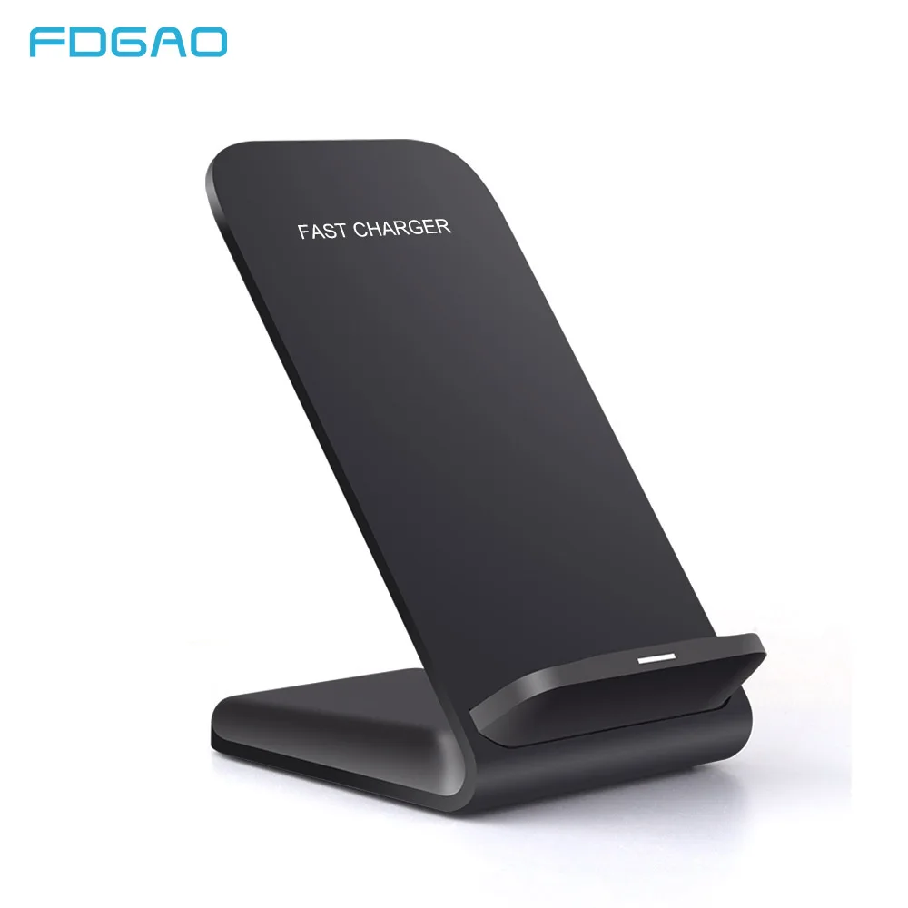 

FDGAO Qi Wireless Charger for Samsung S9 S8 Note 9 for iPhone X 8 Plus Xs Max Xr Xiaomi Huawei 10W Fast Wireless Charging Holder