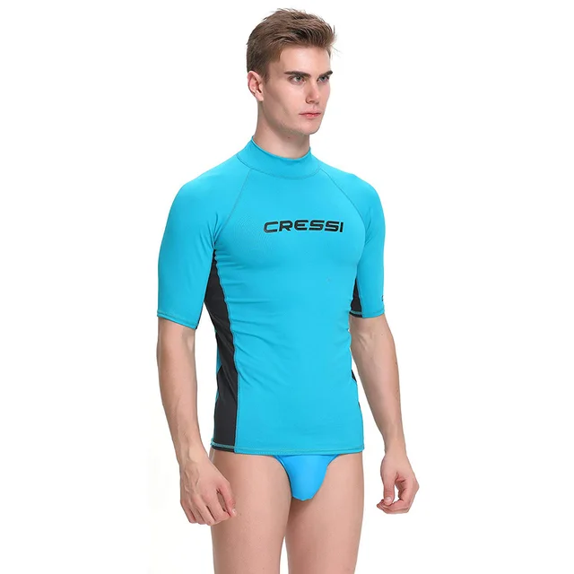 Cressi Man Rash Guard Short Sleeve UV (UPF) 50+ Surf Swimwear Men T
