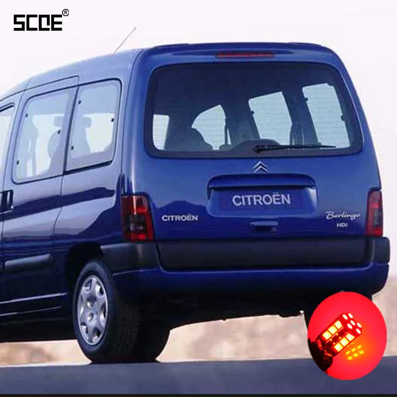 

For Citroen Berlingo II Berlingo III SCOE 2015 2X 30SMD LED Brake /Stop /Parking Rear /Tail Bulb /Light Source Car Styling