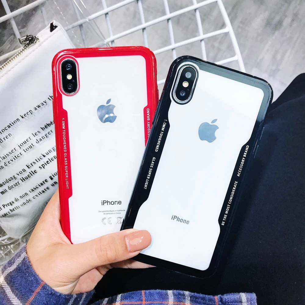 

for iPhone 7 X 8 Plus Cases 5 5S SE 10 Clear Cover for iPhone 6 6S Plus Case for Samsung Note 8 S8 S9 Plus for Samsung S7 Edge