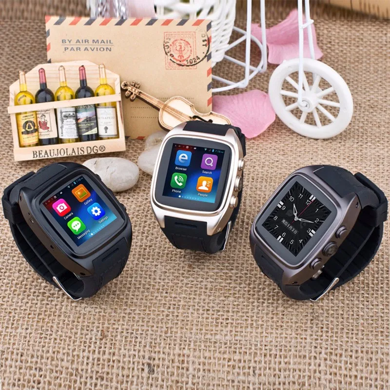 

2017 Newest 3G Smart Watch X01 WCDMA WiFi Bluetooth SmartWatch GPS 5MP Support SIM TF Card Waterproof smartwatch For Android IOS