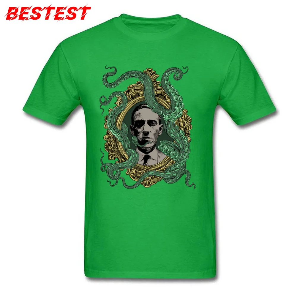 A Portrait of Madness Round Neck T Shirt Summer Tees Short Sleeve Newest Pure Cotton Casual Top T-shirts Geek Mens A Portrait of Madness green