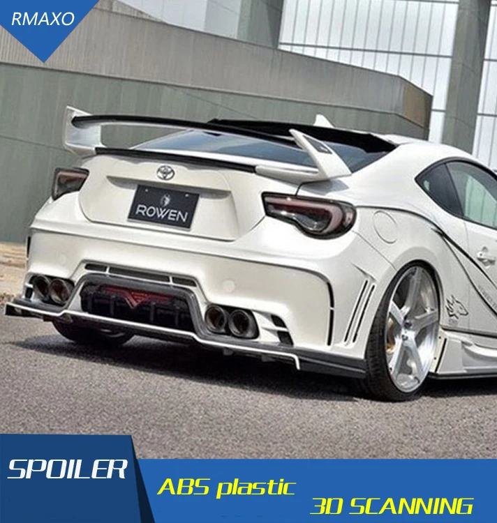 

For Subaru BRZ Spoiler FD2 ABS Material Car Rear Wing Primer Color Rear Spoiler Press the tail For Subaru BRZ Spoiler 2014-2016