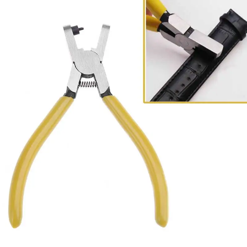 

Universal DIY Leather Strap Eyelet Hole Punch Pliers Handheld Leather Canvas Belt Watch Strap Holes Punches Tool