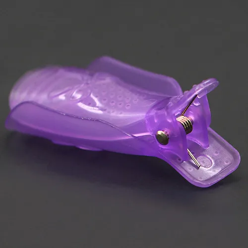 10x бантик пластик дизайн ногтей замочить от клип колпачок средство для снятия УФ гель-лака инструмент 8LMV