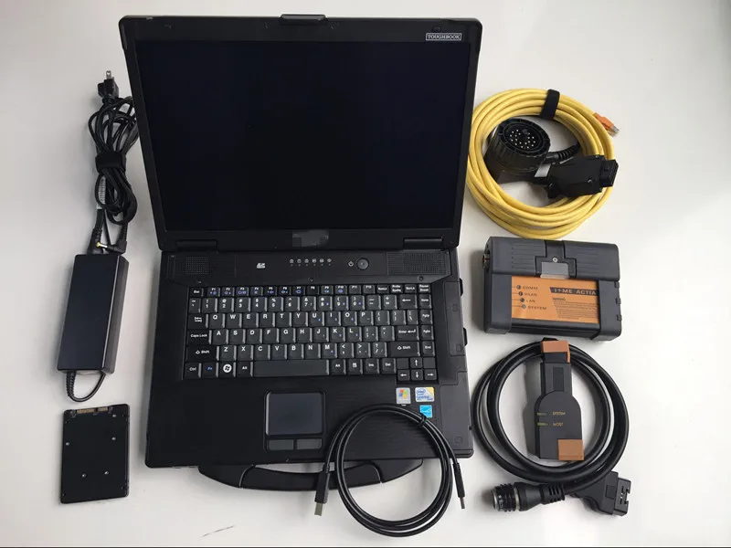 

2019 Professional auto scanner FOR BMW ICOM A2 B C scanner Icom For BMW ISIS ISID software V2019.05 480GB SSD with CF52 laptop