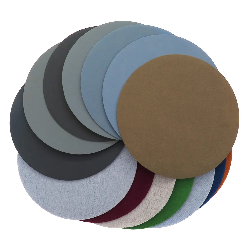 

21PCS 6 Inch Flocking Waterproof Sandpaper 1500 to 10000 Grits Self-adhesive Wet & Dry for Sanding Polishing