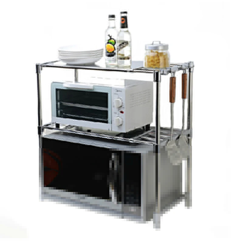 Compare Prices On Microwave Oven Racks Online Ping Low Stainless Steel Microwave Oven Shelf Rack Adjule Standing Type Double Kitchen Storage Holders China