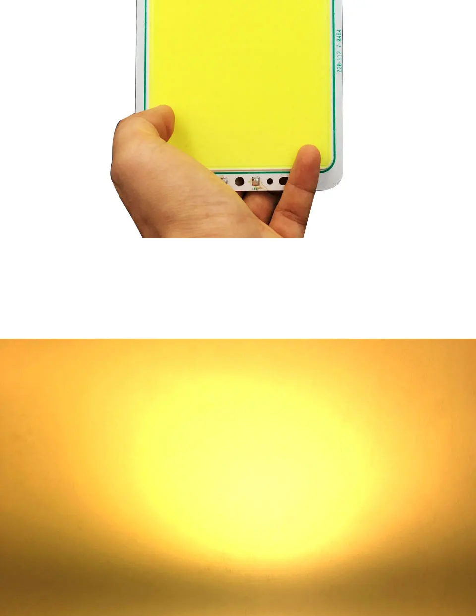 12V dimmable cob led panel light 200W warm cool white led lamp with dimmer (10)