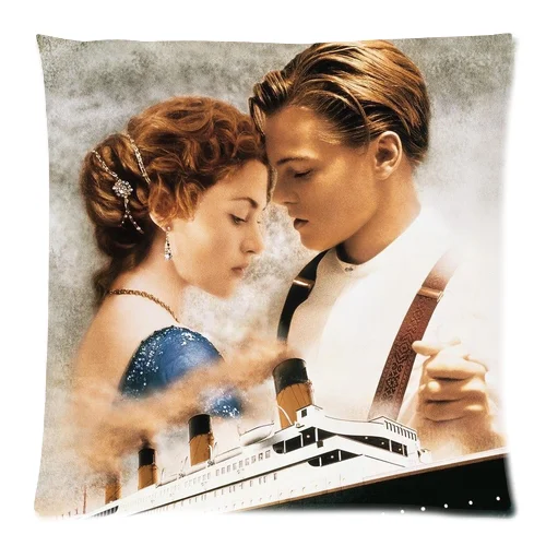 

Famous Movie Titanic New Custom Zippered 18x18 (One Side) Square Cushion Cover P1157