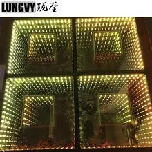 6 шт./партия) RGB Полноцветный CE Wifi управление Led бесконечность зеркало 3d СВЕТОДИОДНЫЙ танцпол