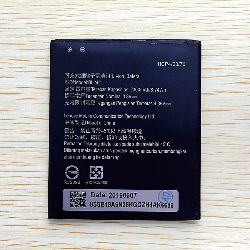 Новый высококачественный аккумулятор BL242 для Lenovo K3 K30 W A6000 A3860 A3580 A3900 A6010 Plus T|battery
