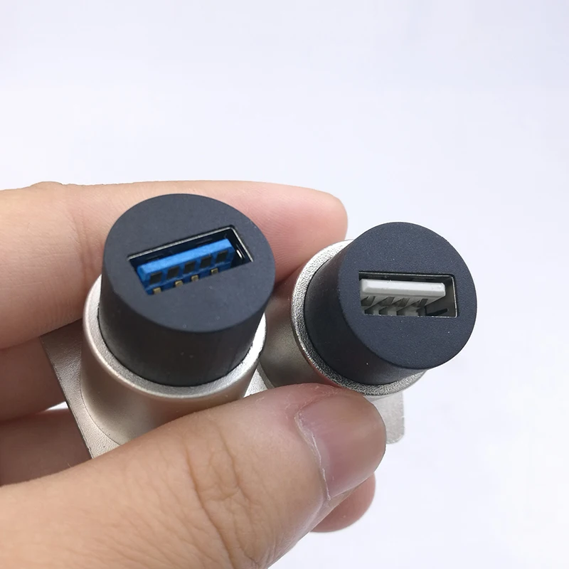 D Тип Металлический USB разъем мама-мама USB 3,0 2,0 разъем монтажная панель