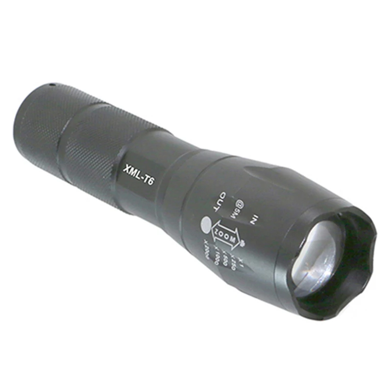 EBUYFIRE светодиодный фонарь с приближением, XM-L T6 тактический светодиодный фонарик AAA огни или Перезаряжаемые 18650 Батарея лампы фонари