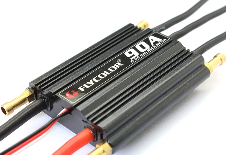 Flycolor 50A/70A/90A/120A/150A Бесщеточный Регулятор скорости ESC с поддержкой 2 6S Lipo BEC 5 В/5A для