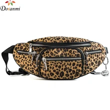 DORANMI леопардовая замшевая поясная сумка Роскошная брендовая дизайнерская поясная сумка с бисером Осенняя поясная сумка женские сумки DJB826
