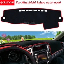 Автомобильный Стайлинг приборной панели Избегайте световой коврик полиэстер для Mitsubishi Pajero 2007- Инструмент платформа стол крышка защитные коврики
