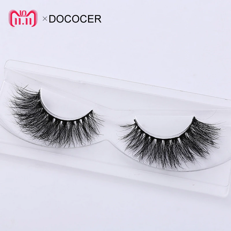 

DOCOCER eyelashes 3D mink eyelashes long lasting mink lashes natural dramatic volume eyelashes extension false eyelashes A21