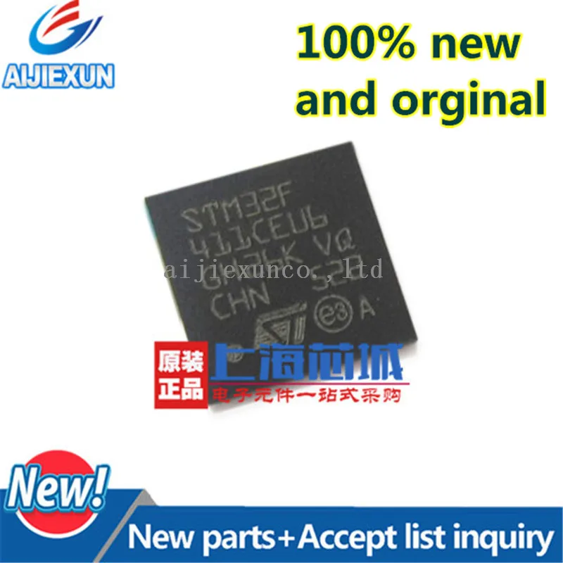 5 шт. 100% новый и оригинальный STM32F411CEU6 QFN48 IC MCU 32BIT 512KB FLASH 48QFPN в наличии |