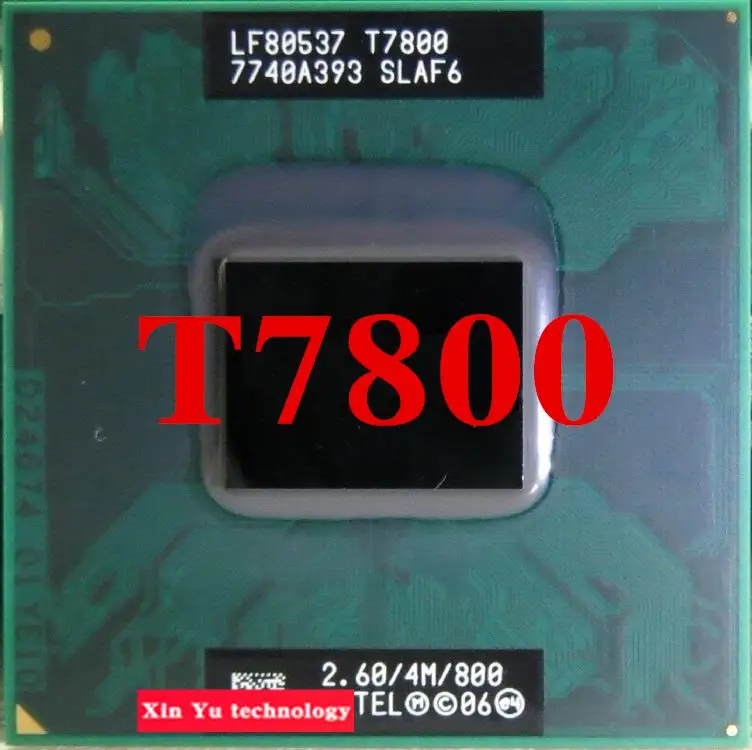 Prix pour Garantie à vie Core 2 Duo T7800 2.6 GHz 4 M 800 Double processeurs Portables Ordinateur Portable CPU Socket PGA 478 broches ordinateur D'origine Prix pour Garantie à vie Core 2 Duo T7800 2.6 GHz 4 M 800 Double processeurs Portables Ordinateur Portable CPU Socket PGA 478 broches ordinateur D'origine