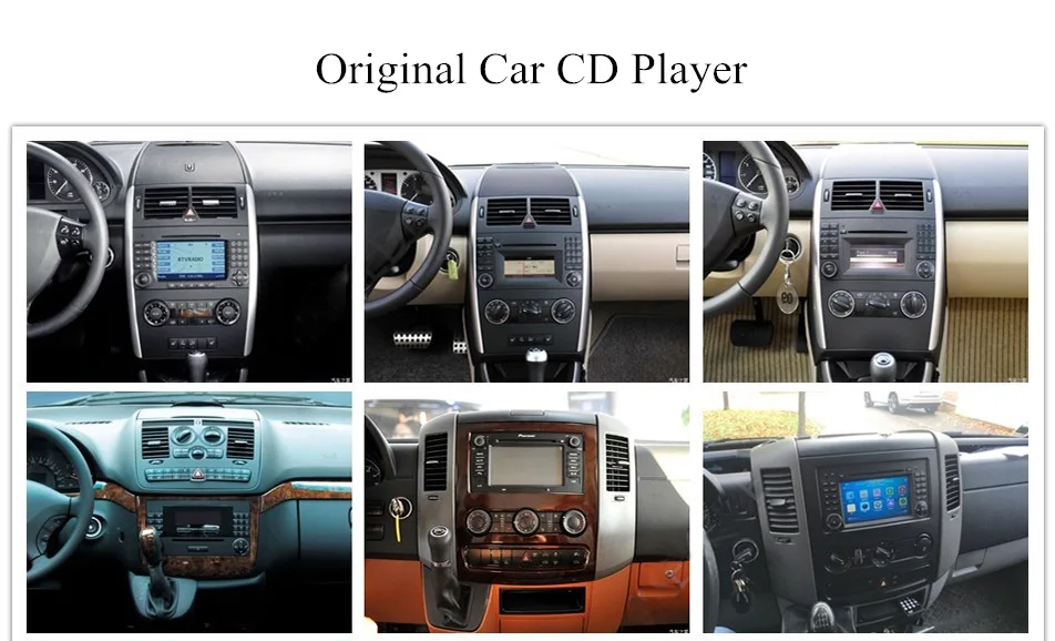 Best Android 7.1 4G WIFI Car dvd multimedia player radio for Mercedes/Benz Sprinter B200 Vito Viano W169 W245 W639 W209 with GPS Navi 5